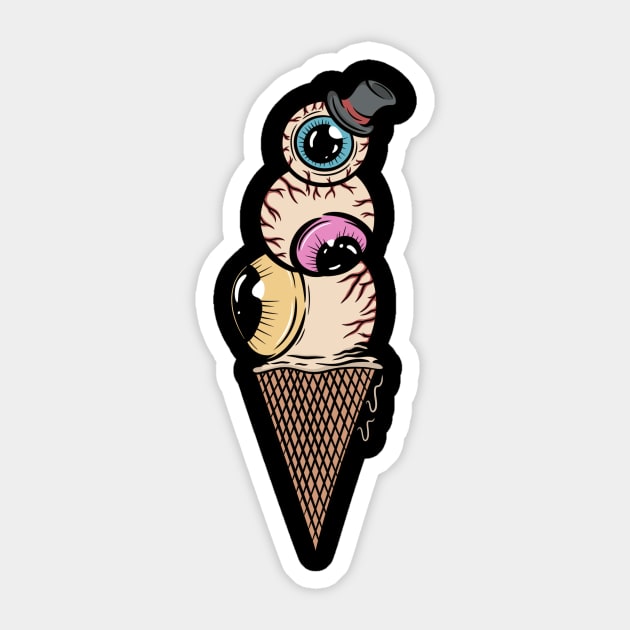 Icecream Sticker by gggraphicdesignnn